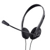(24659) TRUST AURICULARES BASIC ESTÉREO JACK 3.5MM ULTRALIGEROS CON MICRÓFONO FLEXIBLE AJUSTABLE NEGRO.