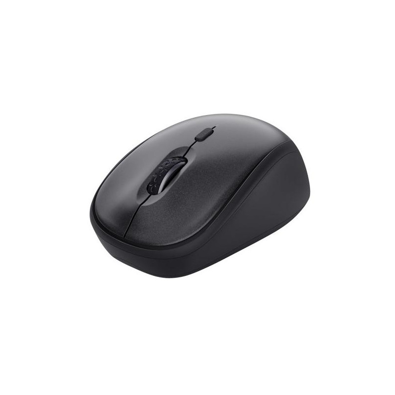 (24706) TRUST RATÓN INALÁMBRICO 1600 DPI COMPACTO 4 BOTONES NEGRO
