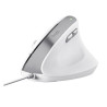 (25397) TRUST RATÓN ERGONÓMICO VERTICAL BAYO II CON CABLE 800/2400DPI BLANCO
