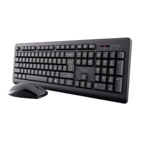 (25433) TRUST COMBO TECLADO + RATÓN INALÁMBRICO PRIMO QWERTY ESPAÑOL NEGRO