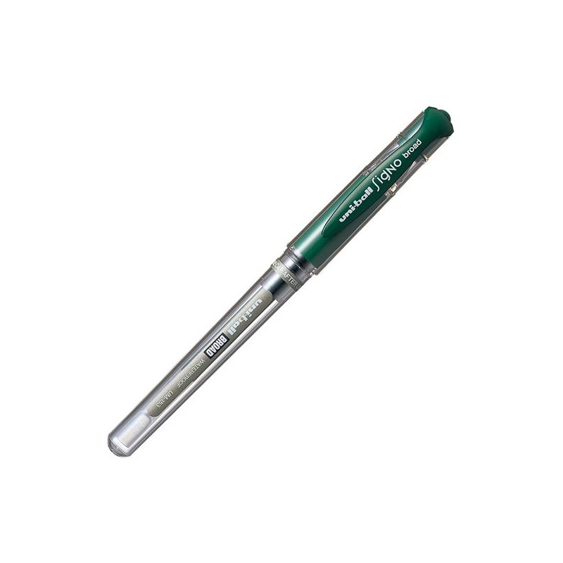 (218875000) UNIBALL ROLLERBALL SIGNO BROAD UM-153 1.0MM VERDE CAJA 12 UD