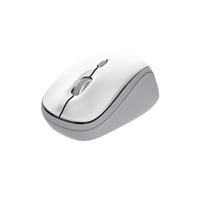 (25454) TRUST RATÓN OPTICO INALAMBRICO Y BLUETOOTH YVI+ 1600 DPI BLANCO 3 DISPOSITIVOS