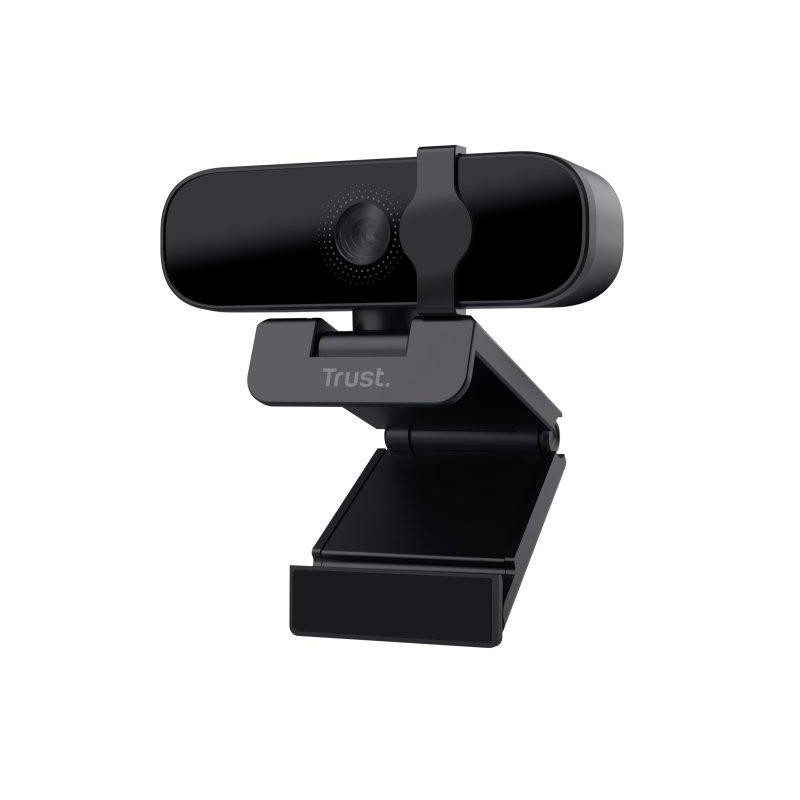 (25548) TRUST WEBCAM TANOR FULL HD MICROFONO NEGRA