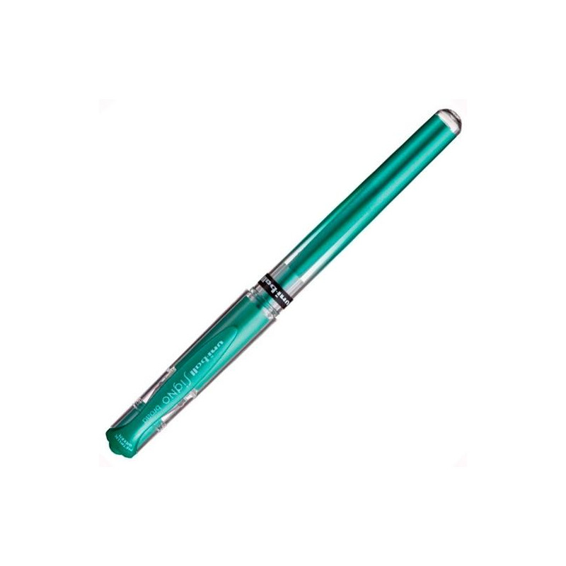 (218941000) UNIBALL ROLLERBALL SIGNO BROAD UM-153 1.0MM VERDE METÁLICO