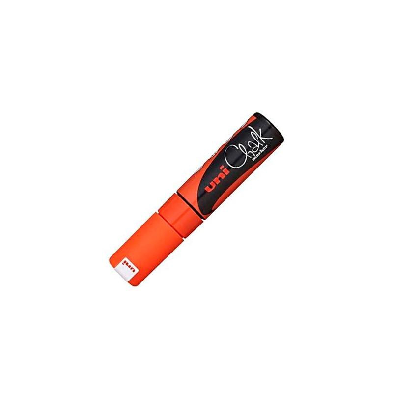 (140111000) UNIBALL MARCADOR DE TIZA LIQUIDA CHALK PWE-8K NARANJA FLUOR