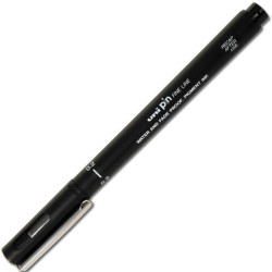 (288985000) UNIBALL ROTULADOR CALIBRADO PIN-200(S) 0.2 NEGRO CAJA 12 UD