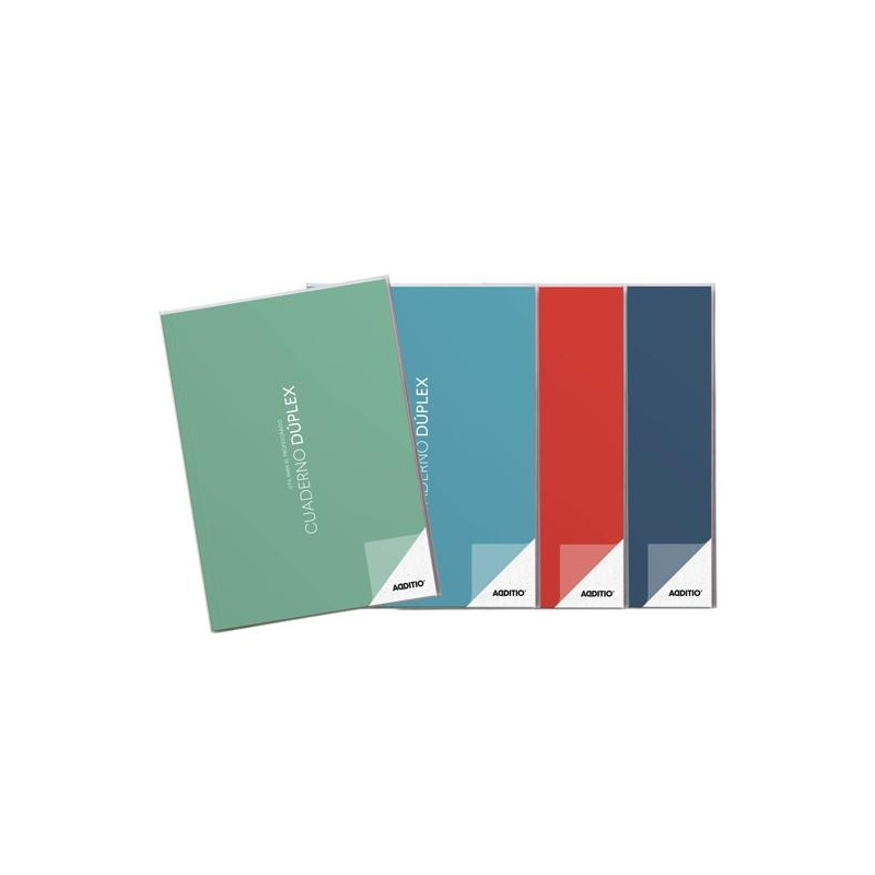 (P142) ADDITIO CUADERNO DUPLEX A4 PARA EL PROFESORADO PVC 112 PÁGINAS C/SURTIDOS