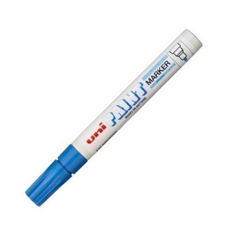 (545541000) UNIBALL MARCADOR PERMANENTE PAINT MARKER PX-20(L) AZUL CLARO