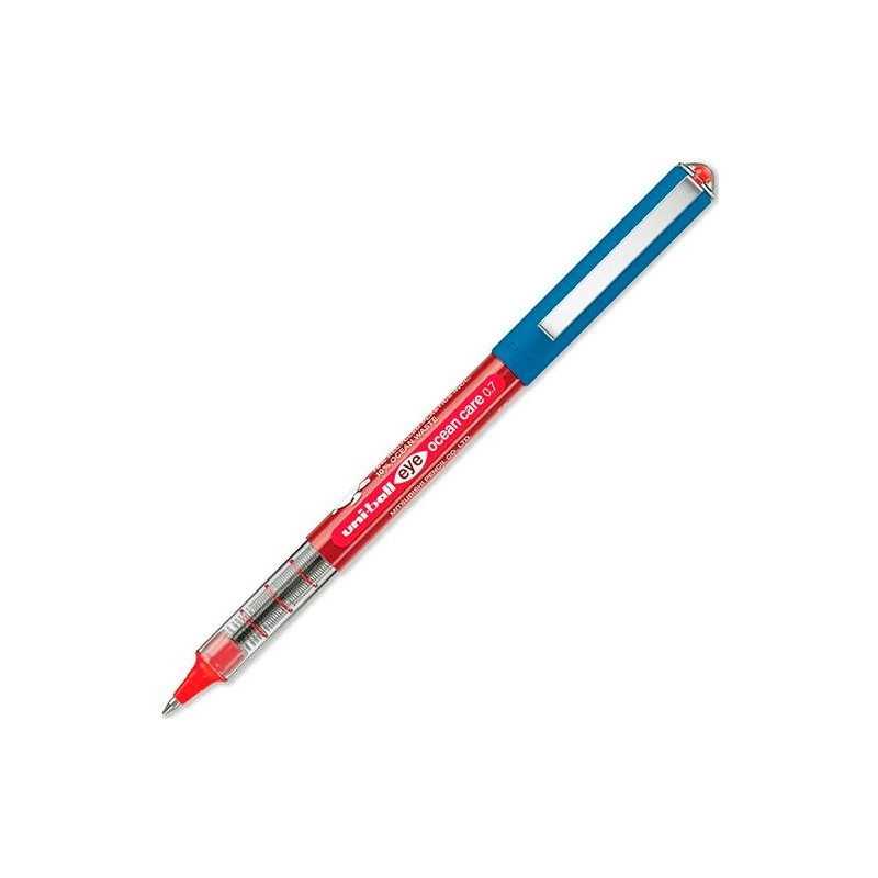 (299297000) UNIBALL ROLLERBALL EYE OCEAN CARE UB-157ROP 0.7MM ROJO