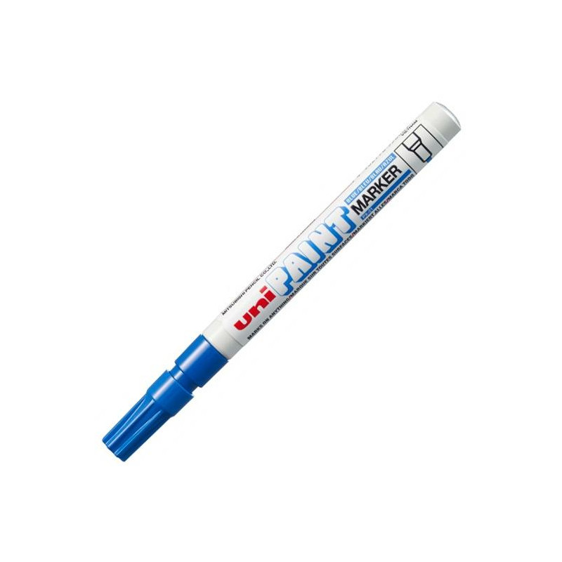 (558668000) UNIBALL MARCADOR PERMANENTE PAINT PX-21L AZUL CAJA 12 UD