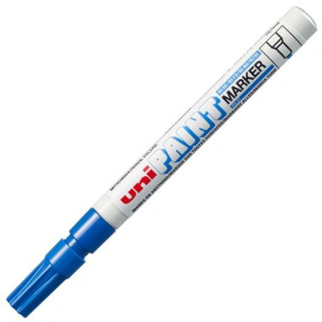 (558668000) UNIBALL MARCADOR PERMANENTE PAINT PX-21L AZUL CAJA 12 UD