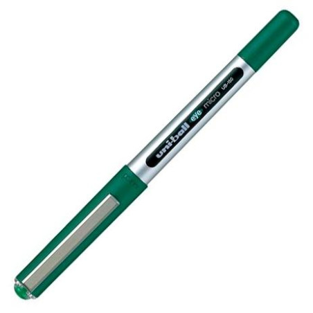 (597377000) UNIBALL ROLLERBALL EYE MICRO UB-150 0.5MM VERDE CAJA 12 UD