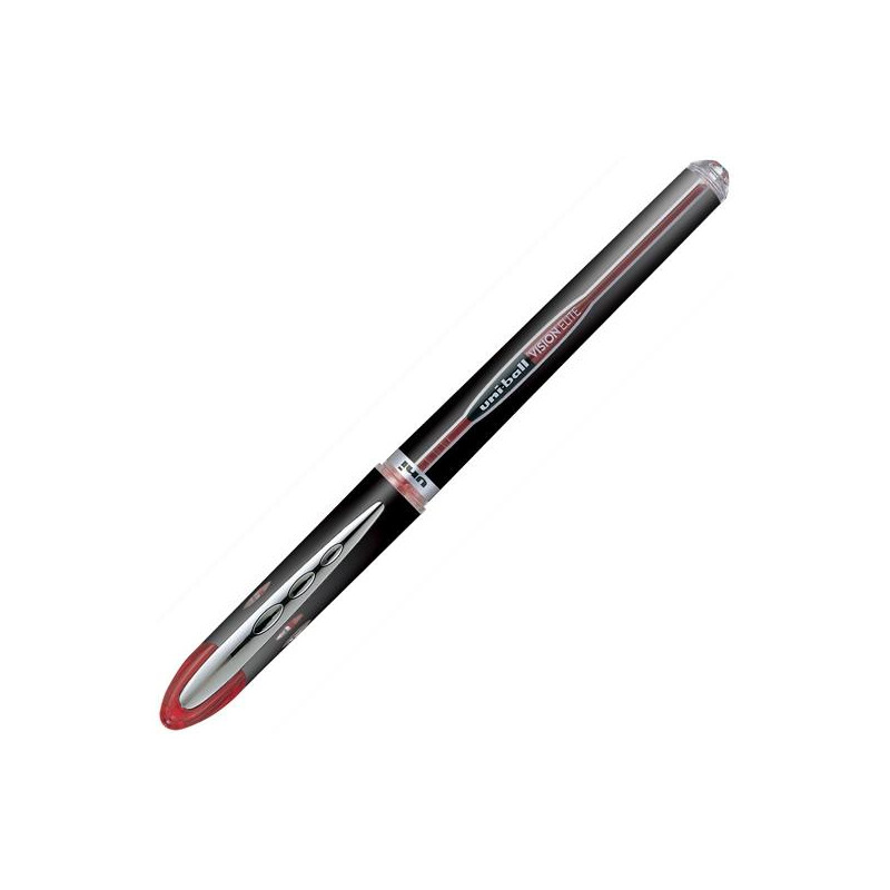 (701839000) UNIBALL ROLLERBALL VISION ELITE MICRO UB-205 0.5MM ROJO CAJA 12 UD