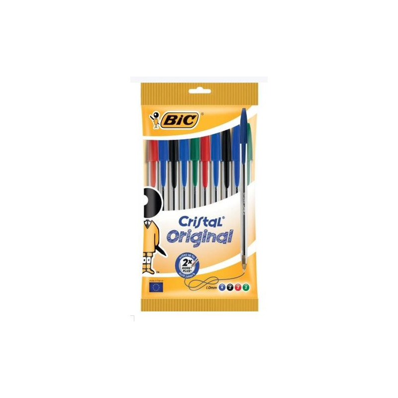 (516354) BIC BOLÍGRAFO ORIGINAL ORIGINAL COLORES SURTIDOS AZUL
