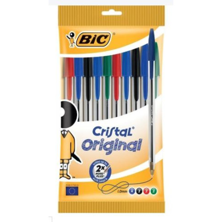 (516354) BIC BOLÍGRAFO ORIGINAL ORIGINAL COLORES SURTIDOS AZUL