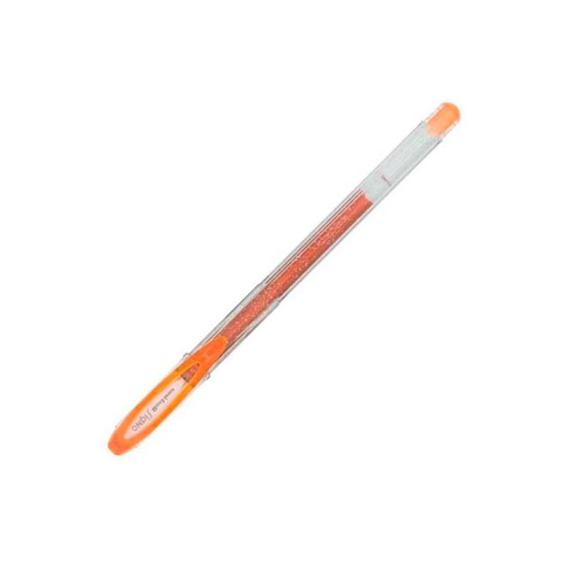 (788893000) UNIBALL ROLLERBALL SIGNO SPARKLING UM-120SP 1.0MM NARANJA CAJA 12 UD