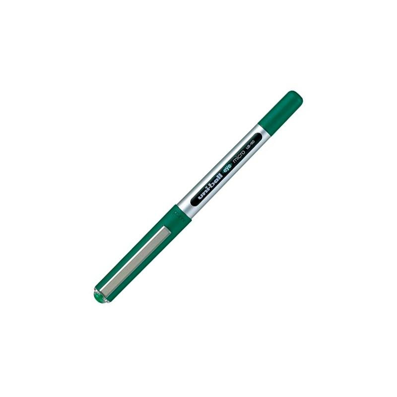 (597377000) UNIBALL ROLLERBALL EYE MICRO UB-150 0.5MM VERDE CAJA 12 UD