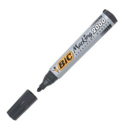 (8209153) BIC MARCADOR PERMANENTE MARKING 2000 PUNTA REDONDA NEGRO CAJA 12 UD