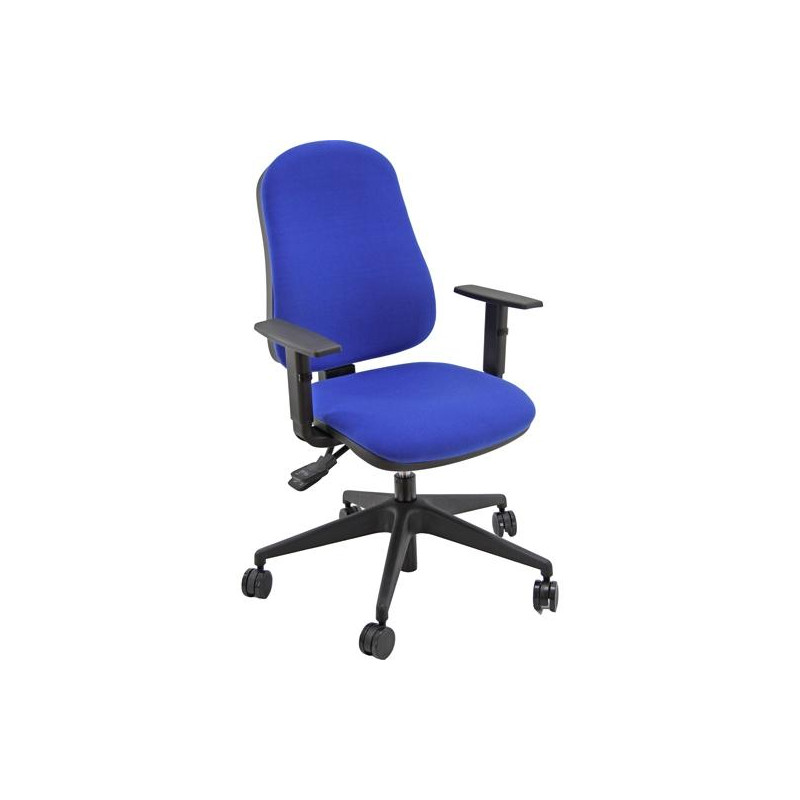 (SISY/BR/EB) UNISIT SILLA ADMINISTRATIVA SINCRO SIMPLE AZUL REPOSABRAZOS AJUSTABLES