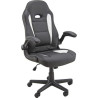 (CH3/KN) UNISIT SILLÓN GAMING GIRATORIO CON REPOSABRAZOS NEGRA Y BLANCA