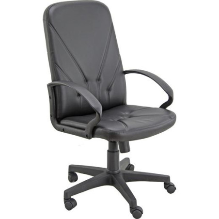 (DNP/KN) UNISIT SILLÓN DIRECCION DANTE CUERO NEGRO