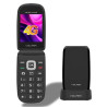 (ASTROFLIP4G-NEGRO) VOLFEN TELEFONO MOVIL ASTRO FLIP 4G PANTALLA XXL TIPO CHONCHA NEGRO