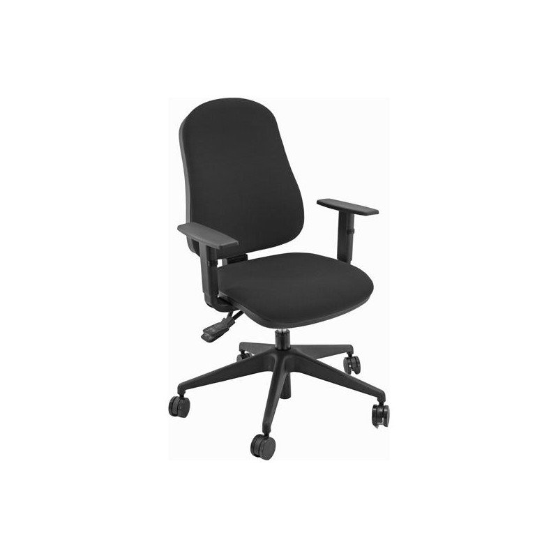 (SISY/BR/EN) UNISIT SILLA ADMINISTRATIVA SINCRO SIMPLE NEGRA REPOSABRAZOS AJUSTABLES