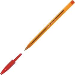 (872720) BIC BOLÍGRAFO CRISTAL ORIGINAL FINE ROJO CAJA 50 UD