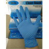 (1111M) GUANTES DE NITRILO SIN POLVO TALLA M AZUL CAJA -100U-