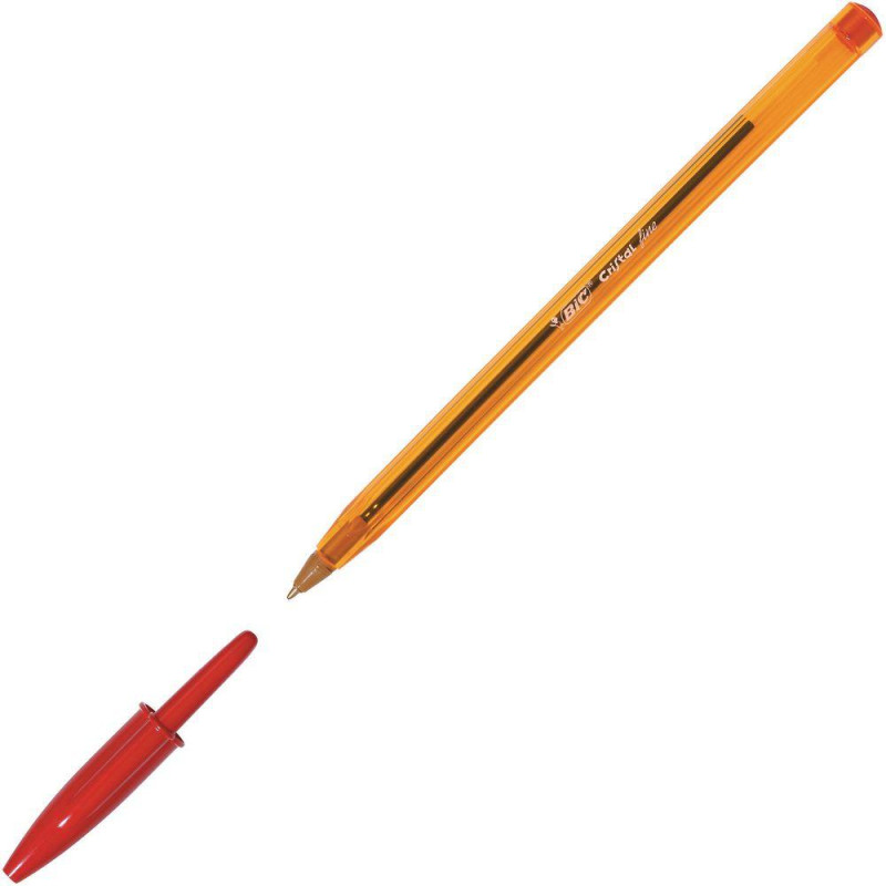 (872720) BIC BOLÍGRAFO CRISTAL ORIGINAL FINE ROJO CAJA 50 UD