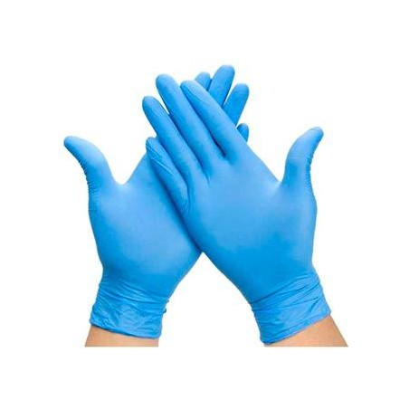 (957213) CAJA DE GUANTES DE VINILO SIN POLVO MULTIUSOS TALLA L -100U-