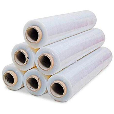 (00001) FILM DE PALETIZAR ROLLO 23 MICRAS 2KG 500MM ANCHO TRANSPARENTE