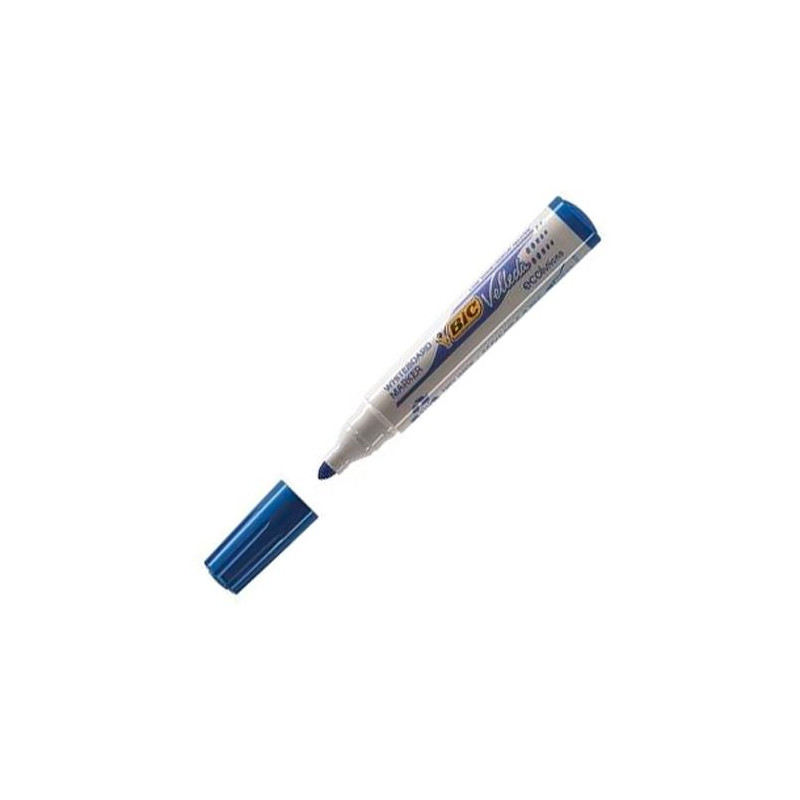 (904938) VELLEDA MARCADOR PIZARRA BLANCA ECOLUTIONS 1701 PUNTA REDONDA AZUL CAJA 12 UD