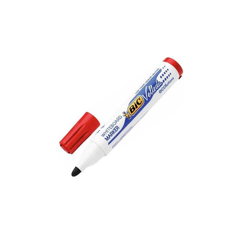 (904939) VELLEDA MARCADOR PIZARRA BLANCA ECOLUTIONS 1701 PUNTA REDONDA ROJO CAJA 12 UD