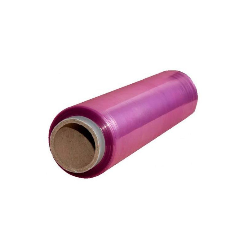 (13009) FILM PVC TRANSPARENTE ROLLO 30CM X 300M MORADO  -CATERING-