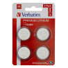 (49535) VERBATIM PILAS PLANAS DE LITIO 3V - CR2450 BLISTER 4 UD