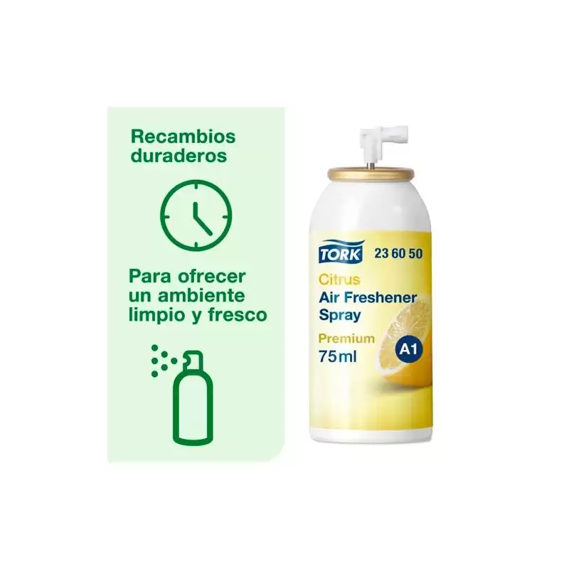 (21749) TORK AMBIENTADOR EN SPRAY 75ML CÍTRICO A1