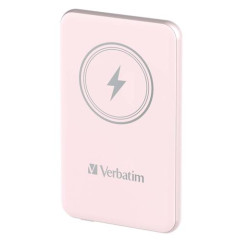 (32243) VERBATIM CARGADOR INALAMBRICO POWER BANK 5K MAH 1XUSB-C ROSA