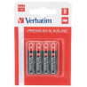(49920) VERBATIM PILAS ALCALINAS AAA - LR03- PACK 4 UDS