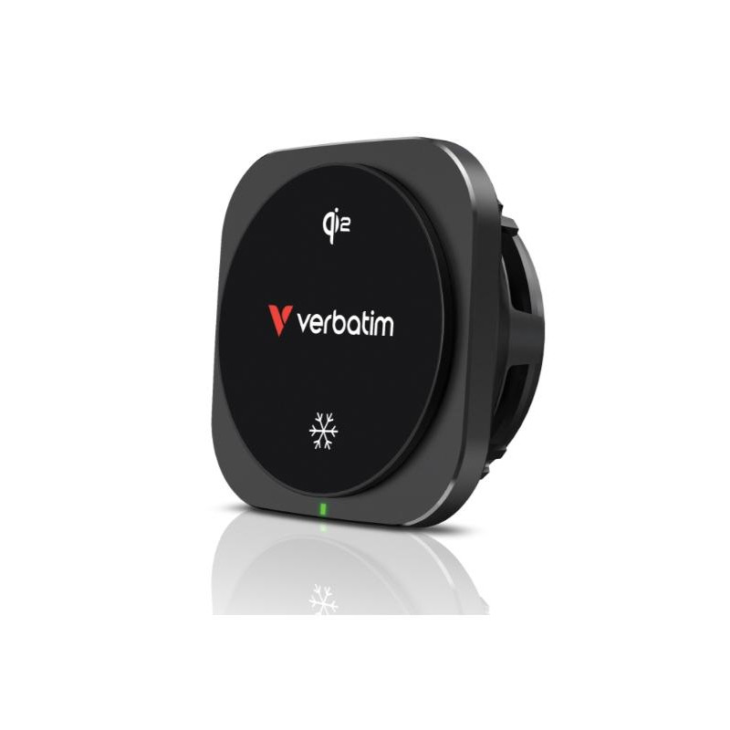(31861) VERBATIM CARGADOR  INALÁMBRICO DE TELEFONO MAGNETICO PARA EL COCHE QI2