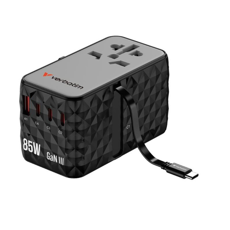 (32127) VERBATIM CARGADOR INALÁMBRICO GAN DE TELEFONO MAGNETICO DIAMON 85W