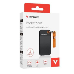 (32197) VERBATIM DISCO DURO EXTERNO SSD LLAVERO 2TB USB-C 3.2 GEN.2 NEGRO Y NARANJA