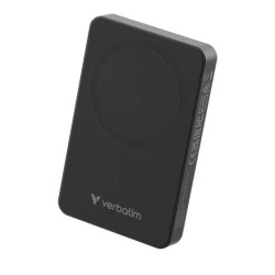 (32227) VERBATIM CARGADOR INALAMBRICO POWER BANK 10K MAH 1XUSB-C NEGRO