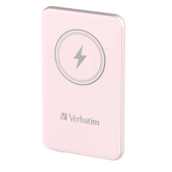 (32248) VERBATIM CARGADOR INALAMBRICO POWER BANK 10K MAH 1XUSB-C ROSA