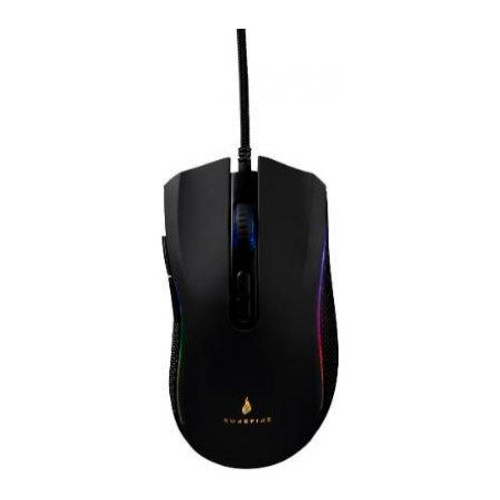 (48815) VERBATIM RATÓN GAMING SUREFIRE HAWK CLAW CABLE USB 6400DPI DIESTROS 7 BOTONES PROGRAMABLES ILUMINACIÓN RGB LED NEGRO