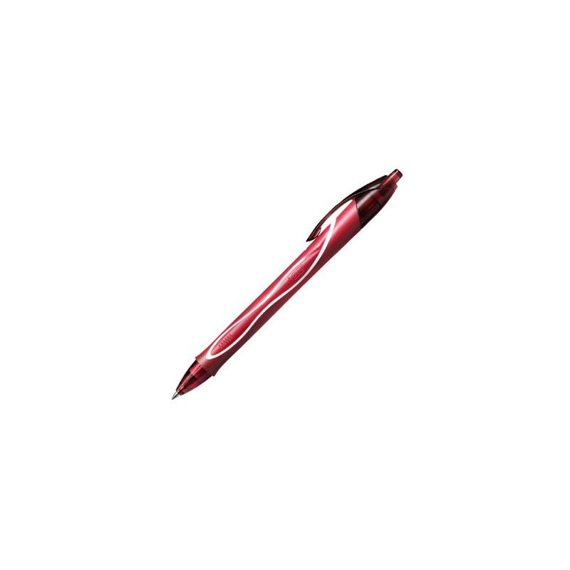 (949874) BIC BOLÍGRAFO TINTA DE GEL RETRÁCTIL GEL-OCITY QUICK DRY ROJO