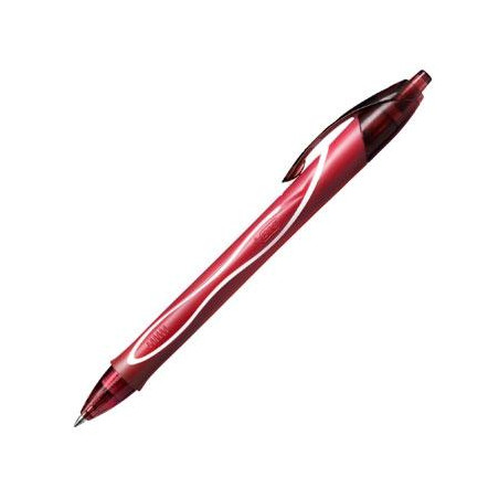 (949874) BIC BOLÍGRAFO TINTA DE GEL RETRÁCTIL GEL-OCITY QUICK DRY ROJO