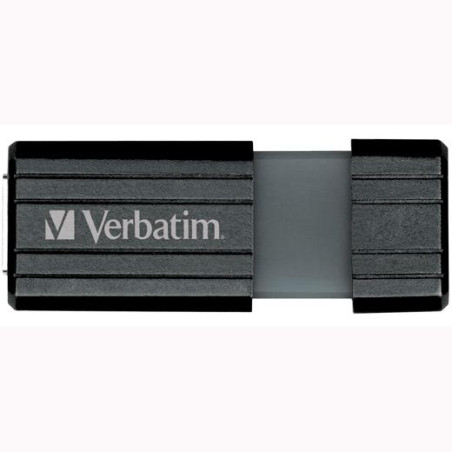 (49065) VERBATIM PENDRIVE STORE'N'GO PINSTRIPE 64GB HI-SPEED RETRÁCTIL USB 2.0 NEGRO