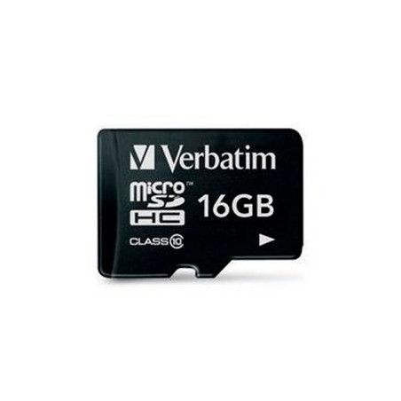 (44010) VERBATIM TARJETA MICRO SDHC 16GB CLASE 10