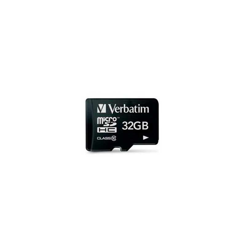 (44013) VERBATIM MICRO SDHC 32GB CLASE 10